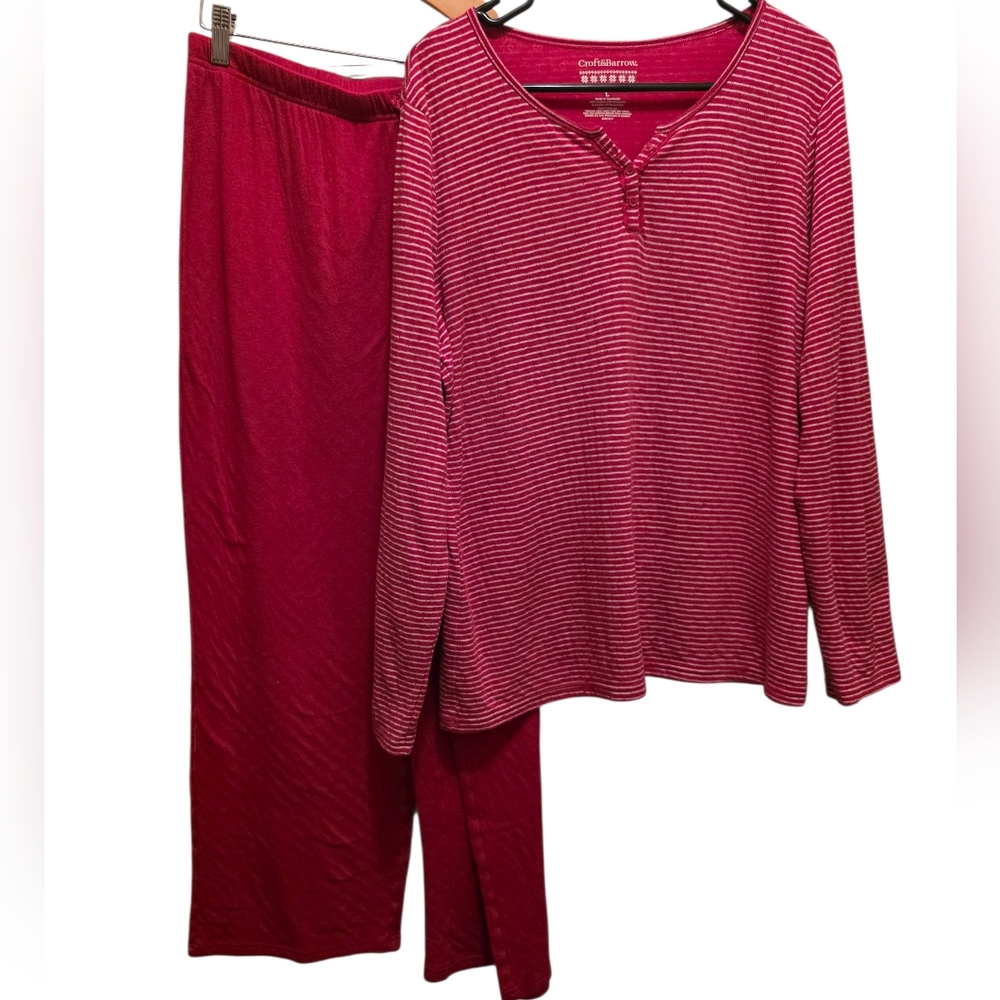 🥰PJ Striped Set Large - Picture 1 of 5